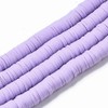 Handmade Polymer Clay Heishi Beads 6mm x 1mm – Lilac