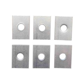 Trailer Hitch Block Plate Spacer Kit - Pack of 6 Spacers (BPK-38112-2RND)