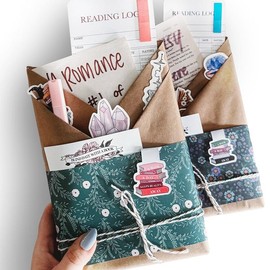 Blind date with a book with stickers, handmade magnetic bookmark, bookmark log, annotating tabs and more | Hard Cover | Soft Cover bundle bookish:_Hardback_Sci-Fi