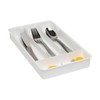 Dial Industries Small Cutlery, Utensil, Silverware Kitchen Drawer Organizer Tray,