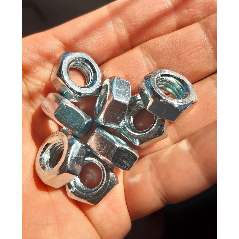 M12 Hex Nuts 12mm Metal Steel Sheet Zinc Plated Nut