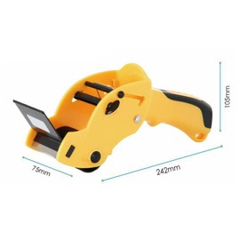 Dispensador de Cinta Corte Rápido y Claro Estructura de 3 Puntos Cortador de Cinta de Embalaje Profesional, Fácil Reemplazo de Cinta, Uso Seguro, Portátil para la Sala de Estudio