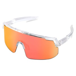 BATFOX Photochromic Cycling Sunglasses for Men & Women,UV400 Sports Glasses W/Adjustable TR90 Frame for Running,Baseball,MTB
