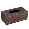 HJYDGJ Multifunctional Tissue Box PU Leather Modern Cosmetic Tissues Box