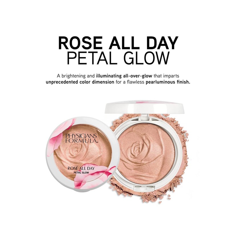 Physicians Formula, Rosé All Day Petal Glow, Face Highlighter with