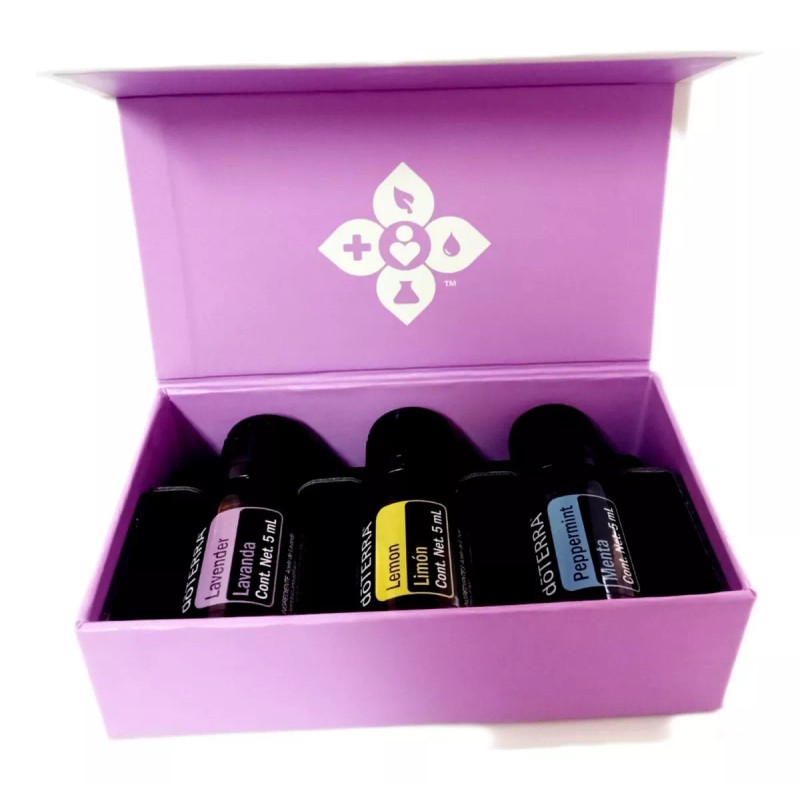 Doterra Kit Introductorio Doterra Limón, Lavanda Y Menta 5 Ml