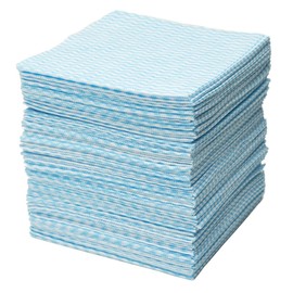 Strix Design SA-177 Counter Cloth, Mini, Antibacterial, Disposable, 100 Sheets, Approx. 11.8 x 11.8 inches (30 x 30 cm), Blue, Table Duster, Dish Towel, Non-woven Fabric, Large Capacity, Durable, Commercial Use