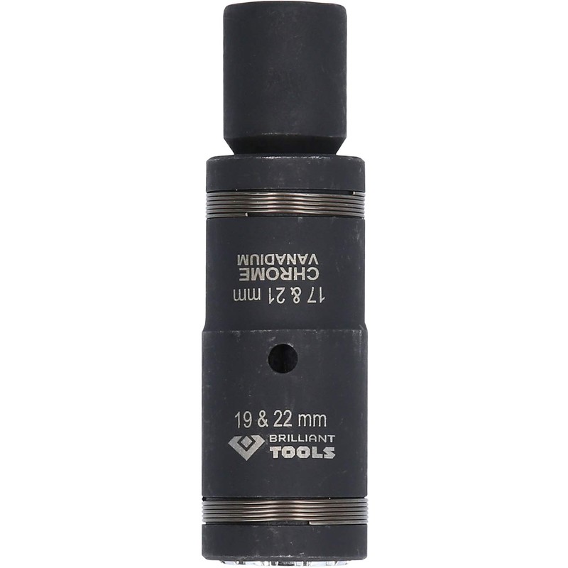 BRILLIANT TOOLS BT691011 4-in-1 Impact Socket Set, 2 Pieces [Powered