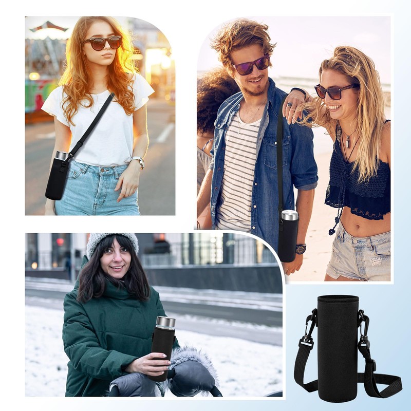 FillTouch Water Bottle Holder Water Bottle Bag Carrier Neoprene Portable