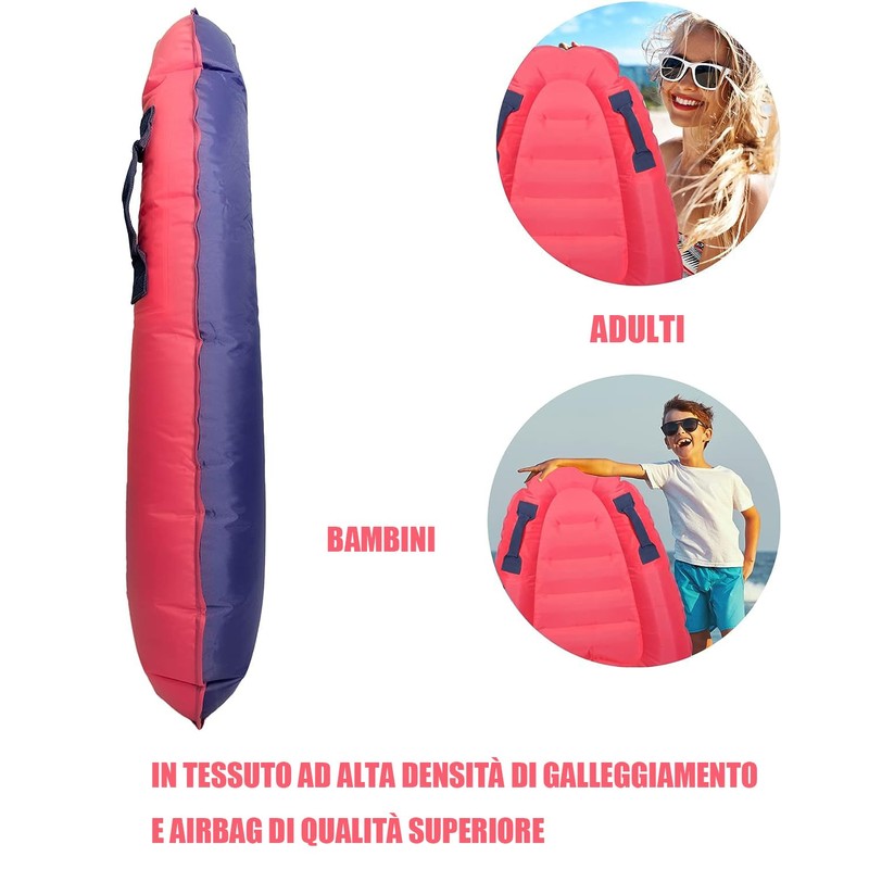 Norhogo Inflatable Body Board, Portable Inflatable Float Fin, Surfboards Soft