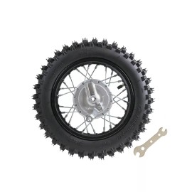 10" Rear Wheel 80/100-10 Tire Rim Sprocket Drum Brake Dirt Bike CRF50 XR 50cc 70