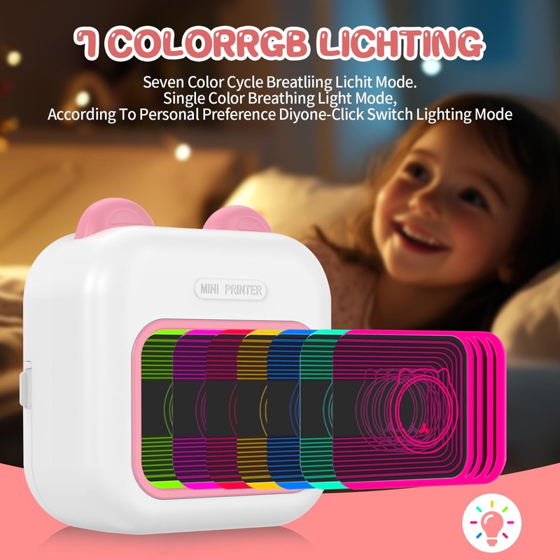 Wireless Photo Sticker Thermal Fast Printer, PrintPod Inkless Pocket Printer