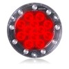 Maxxima M85417R Red 21 LEDs Ultra Thin Round Hybrid Lightning