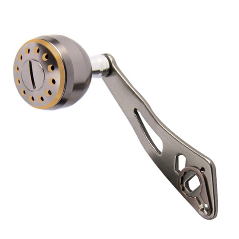 Baitcasting Reel Handle 32mm/1.26in Ergonomic Metal Fishing Reel Handle for