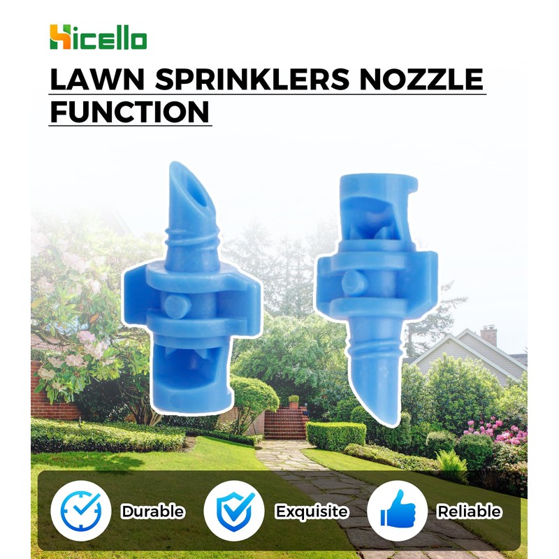 Hicello 100PCS 90 Degree Misting Nozzle Irrigation, Sprinklers Sprayer for