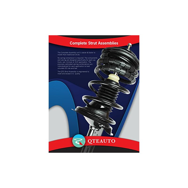 PM Auto Pair Front Quick Complete Strut-Coil Spring For 2011