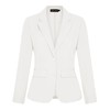 Blazers for Women Two Button Notched Lapel Blazer Jacket Long