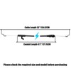 746-04706A Control Cable, Compatible with MTD 11A-A1S5345 11A-A0S5700 11A-02SB700, Replaceable