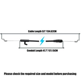 746-04706A Control Cable, Compatible with MTD 11A-A1S5345 11A-A0S5700 11A-02SB700, Replaceable with 17414 746-04706A(746-04706A)