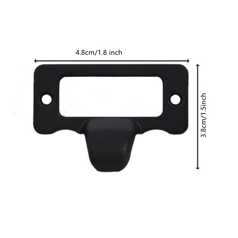 GDQLCNXB Label Holder Pull Handles, Vintage Zinc Alloy Label Frame