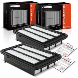 A-premium - Filtro de Aire de Motor de 2 Piezas Compatible con Modelos Honda - Civic 2016 2017 2018 2019 2020 2021, Cr-v 2017 2018 2019 2020 2021 2022 2023-1.5l L4 Motor