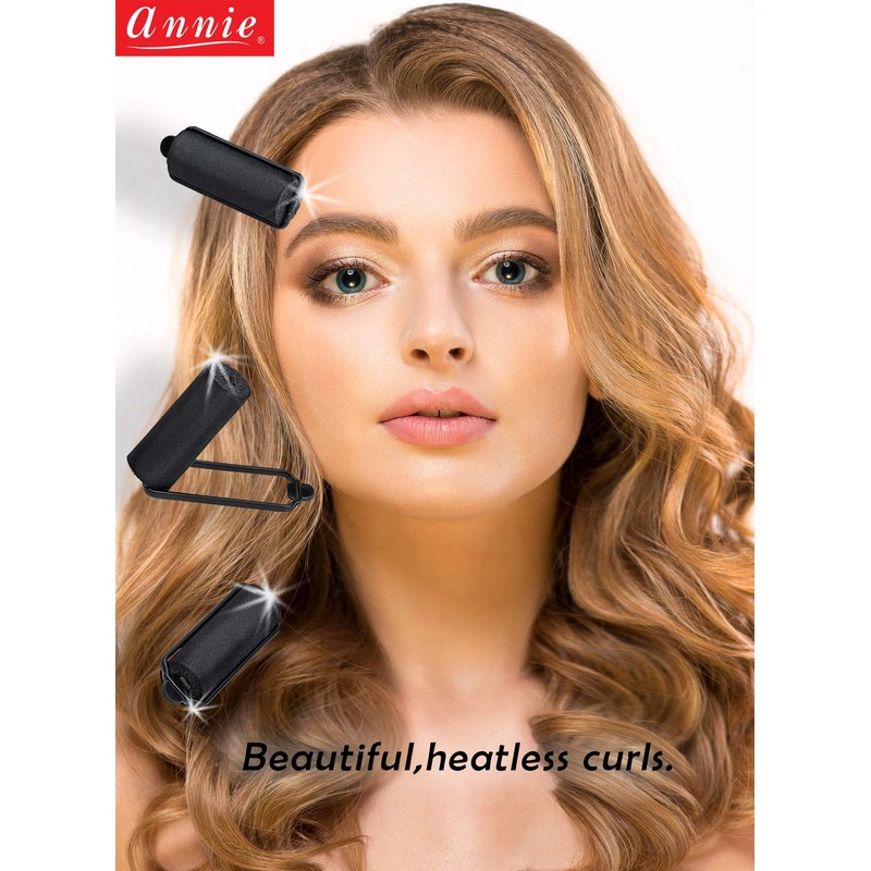 satin roller curler jumbo size hair accessories, jumbo