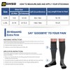 2 Pairs Compression Socks for Women and Men, 30-40 mmHg