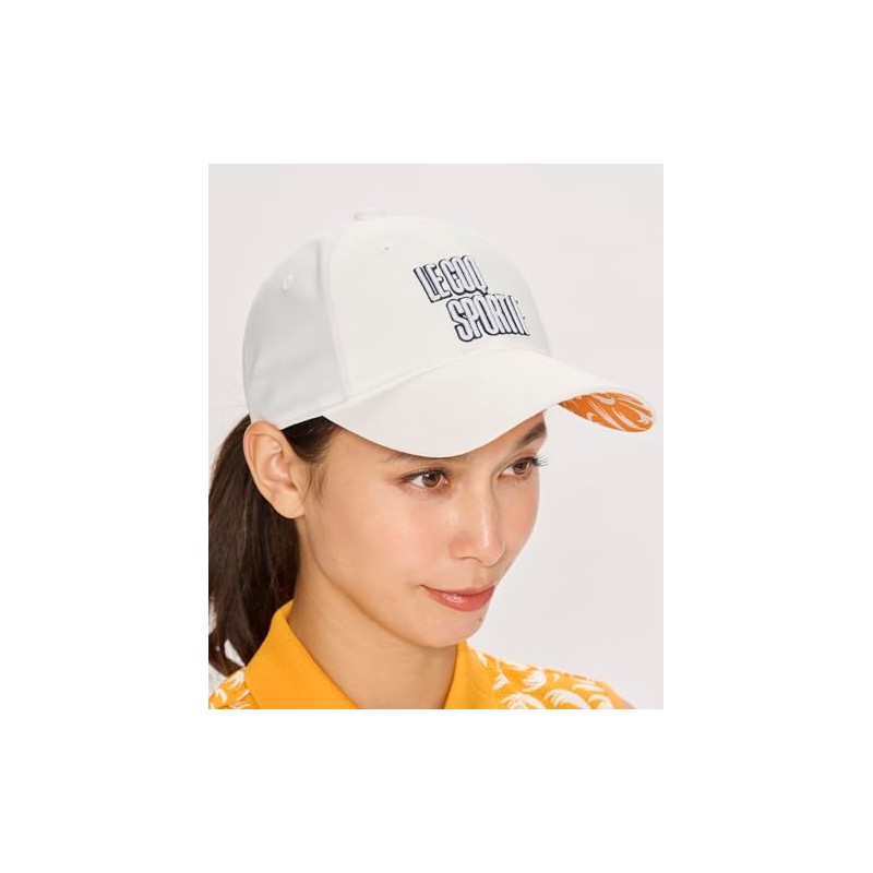Coq Sportif LG5SCP05L Women's Cooling Cap Rooster Pattern, Summer, Golf,