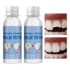 Anebake Kit 2pzs Perlas Reparadoras Blanqueadoras Para Dientes Postizos 30ml