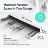 StoreYourBoard Wall-Mounted Rack With 4 Garage Hooks – Heavy-Duty Steel