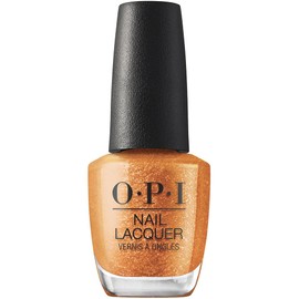 OPI Nail Lacquer, Bright Sheer & Glitter Finish Orange Nail Polish, Up to 7 Days of Wear, Chip Resistant & Fast Drying, Spring '24, Your Way Collection, gLITer, 0.5 fl oz