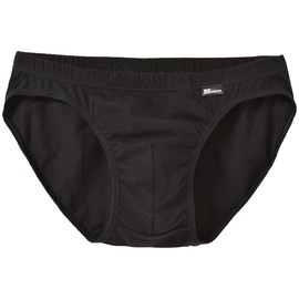 B Bui Di C620RR Men's Bikini Briefs Briefs, Web Exclusive, 100% Cotton, Comfortable, Mercerized Sheeting, Black