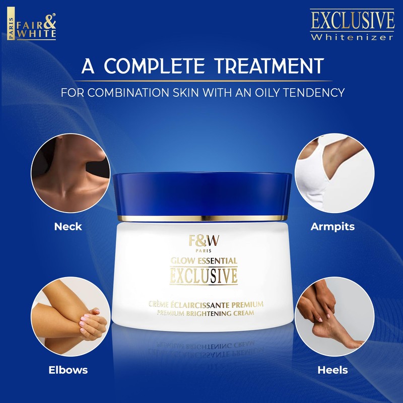 Fair & White Exclusive Fade Face & Body Cream, 200ml