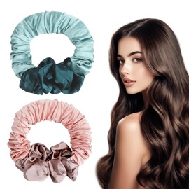 APOMOONS Curler Without Heat Hair Scrunchie No Heat Sleep Hair Scrunchie for Long Hair Hair Scrunchie for Night Lazy