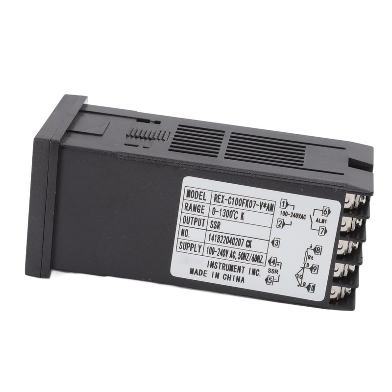 Digital PID Thermostat Temperature Controller Long 100V‑240V and 3.3ft M6