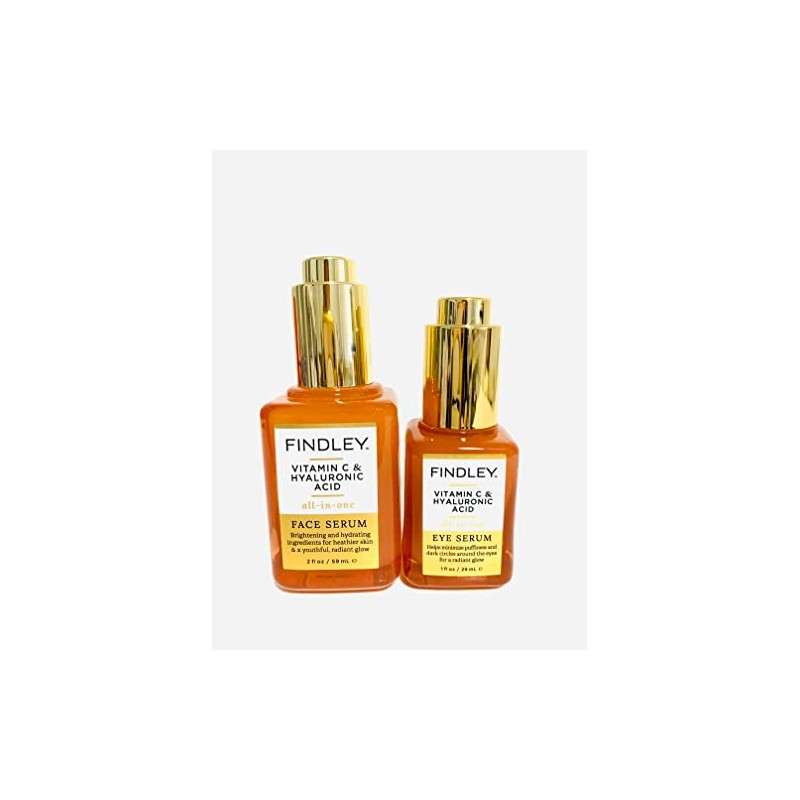 Bundle of Findley Face Serum Vitamin C and Hyaluronic Acid