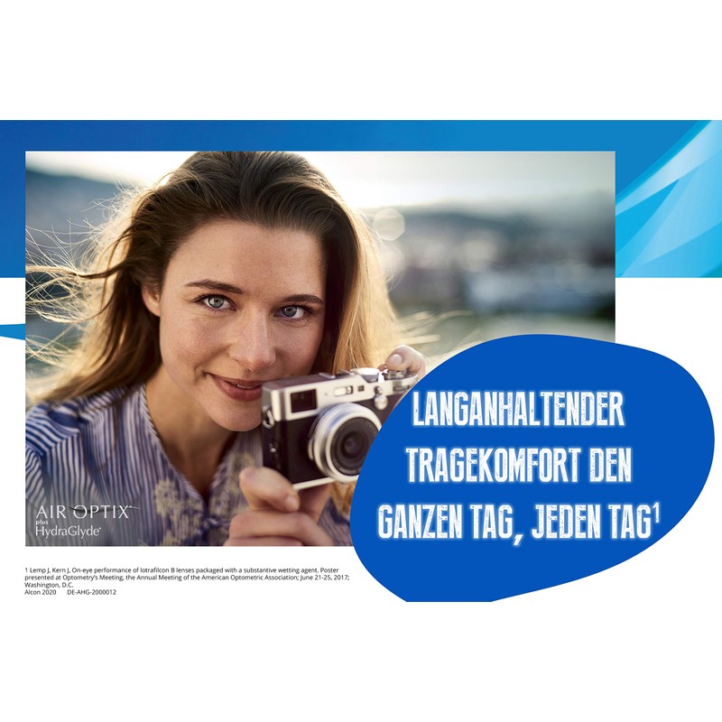 エアオプティクスプラスハイドラグライド乱視用1箱【BC】8.7【乱視度数】-0.75【乱視軸】90【PWR】-3.75