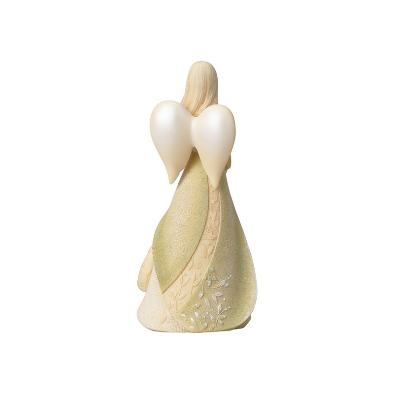 Enesco Foundations Retirement Journey Angel Holding Clock Miniature Figurine, 4.33