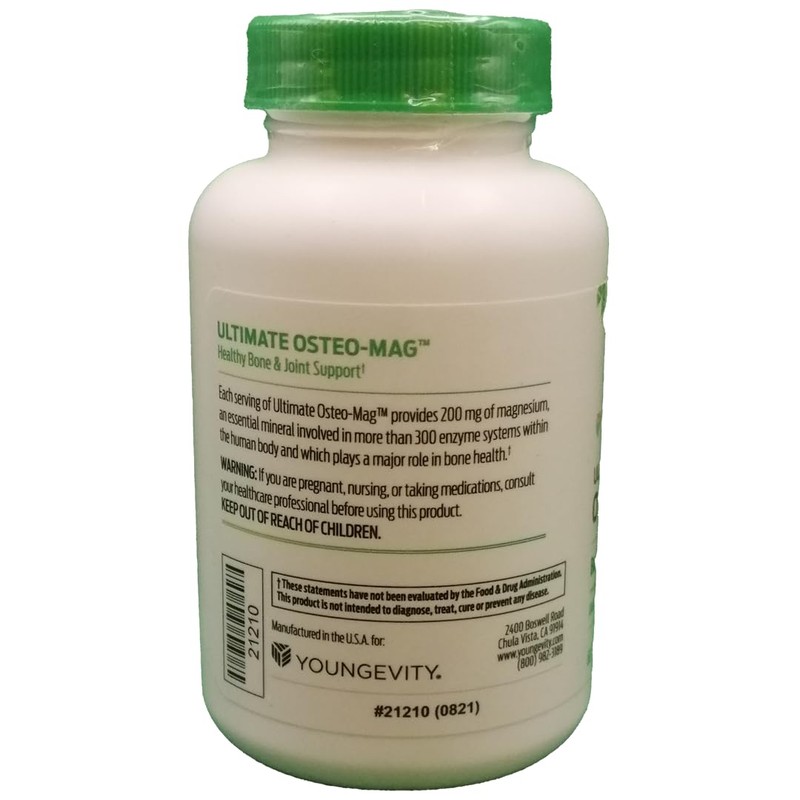 Youngevity Ultimate Osteo-Mag™ - Magnesium 200 + Vitamins B6, B12,