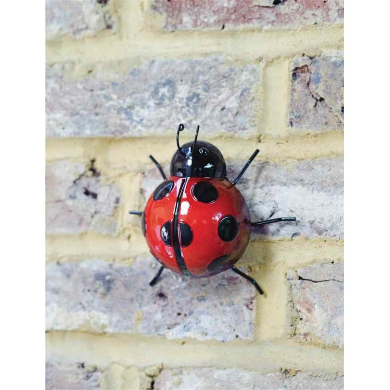 Fountasia 93601 Ladybird Wall Art, Marienkäfer, mittel