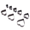 8pcs Leather Die Cutter Hollow Punching Tool High Carbon Steel