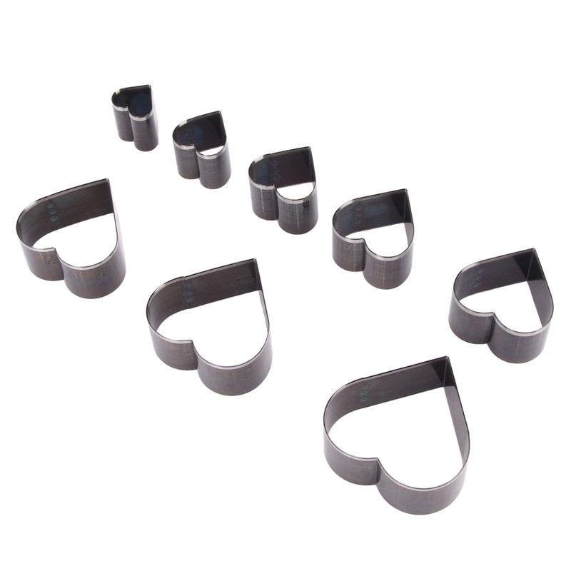 8pcs Leather Die Cutter Hollow Punching Tool High Carbon Steel