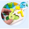 Toolzia Montessori Wooden Math Puzzle Fishing Game
