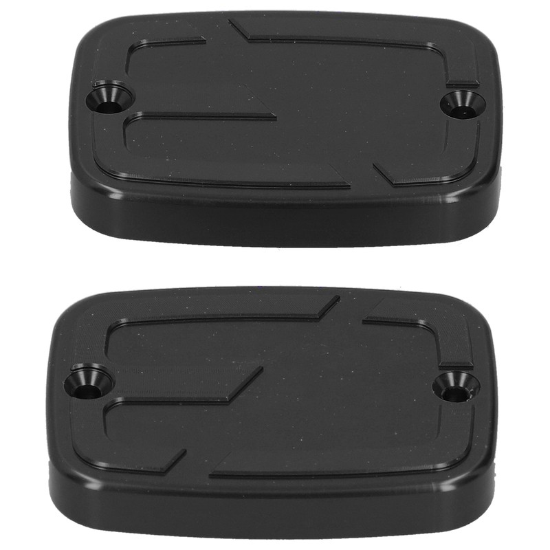 2pcs Front Brake Fluid Reservoir Cap Motorcycle Upper Fuel Tank