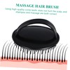 Gatuida 3sets Fine Workmanship Scalp Shampoo Brush Soft Comb Head