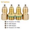 gohantee R134A Adapter Fittings Quick Coupling High Low AC Freon