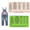 Peacolate 4-14Years Big Girls Jumpsuit&Rompers Overalls Blue Denim Color Changeable
