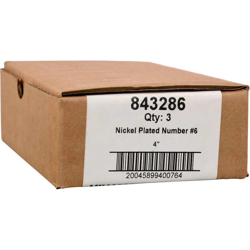 Distinctions by Hillman 843286 4-Inch Die Cast Self-Adhesive House Address