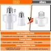2 Pack E26 Light USB Socket Adapter, Lamp Socket Power