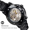FORSINING Retro Steampunk Skeleton Automatic Diamond Royal Carving Men's Watches